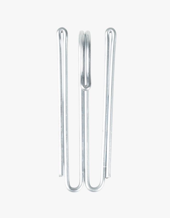 Kõrge kardinakonks terashall - 5,5 cm terashall - 1