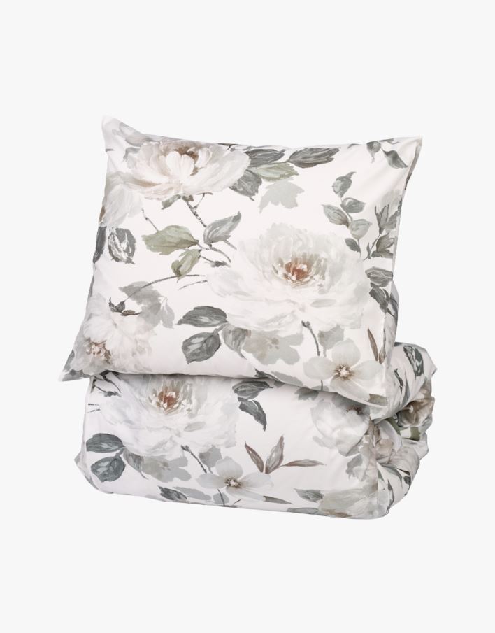 Voodipesukomplekt perkalpuuvillast valge - 150x210+50x60 cm valge - 1