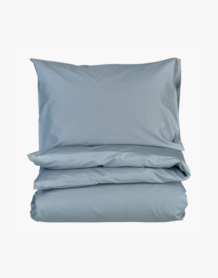 Voodipesukomplekt satiinpuuvillane sinakashall - 230x220 cm sinakashall - 1