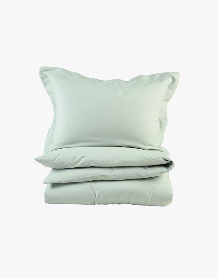 Voodipesukomplekt perkalpuuvillast roheline - 150x210 cm roheline - 1