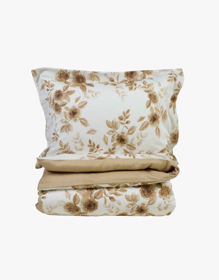 Voodipesukomplekt satiinpuuvillane sand - 150x210+50x60 cm sand - 1