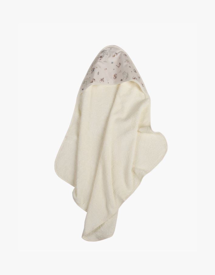 Kapuutsiga rätik mitmevärviline/valge - 75x75 cm mitmevärviline/valge - 1