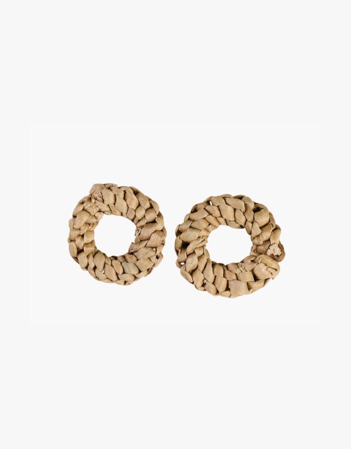 2 tk salvrõngas naturaalne toon - ø6,5cm h2cm naturaalne toon - 1