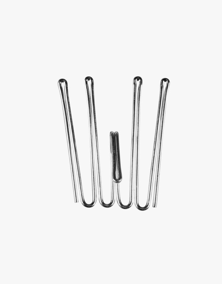 Madal kardinakonks hõbedane - 10 stk hõbedane - 1