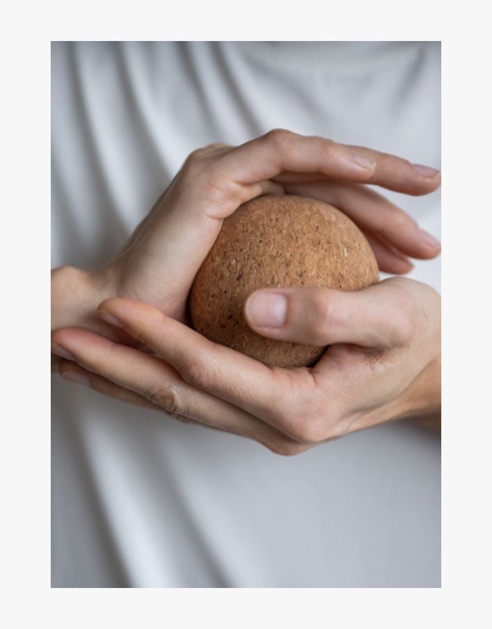 Massaazipall naturaalne toon - ø8 cm naturaalne toon - 1